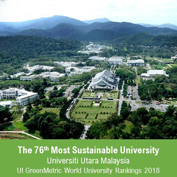 UUM Soars Seven Rungs Up The UI Greenmetric World University Rankings 2018